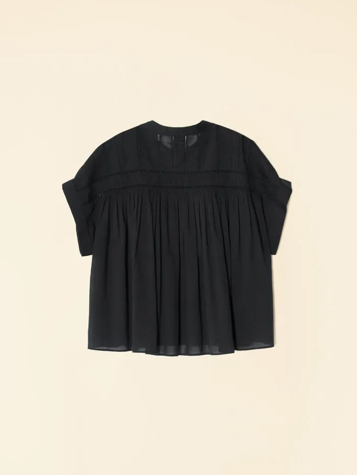 XRENA Black Louelle Top Women Tops XRENA Black Louelle Top Women Tops