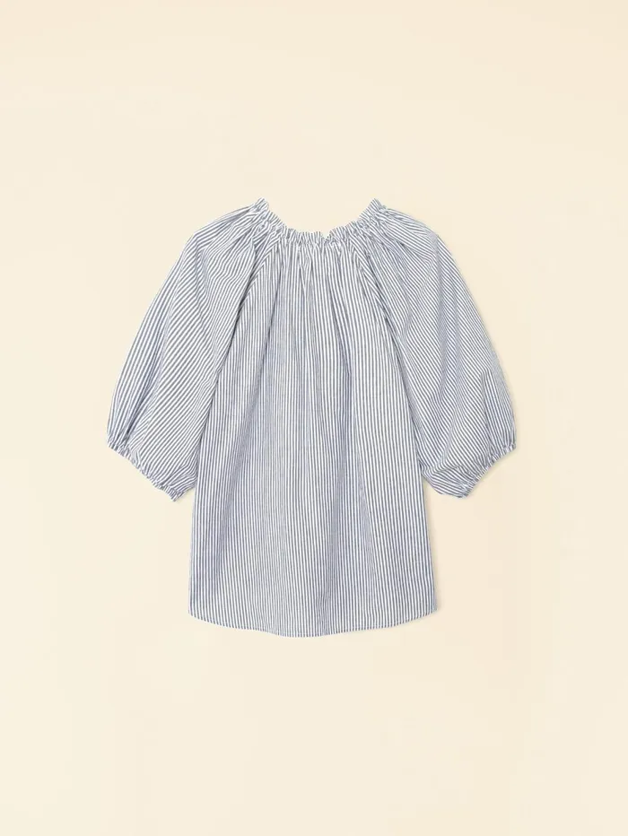 XRENA Blue Ink Jules Top Women Tops XRENA Blue Ink Jules Top Women Tops