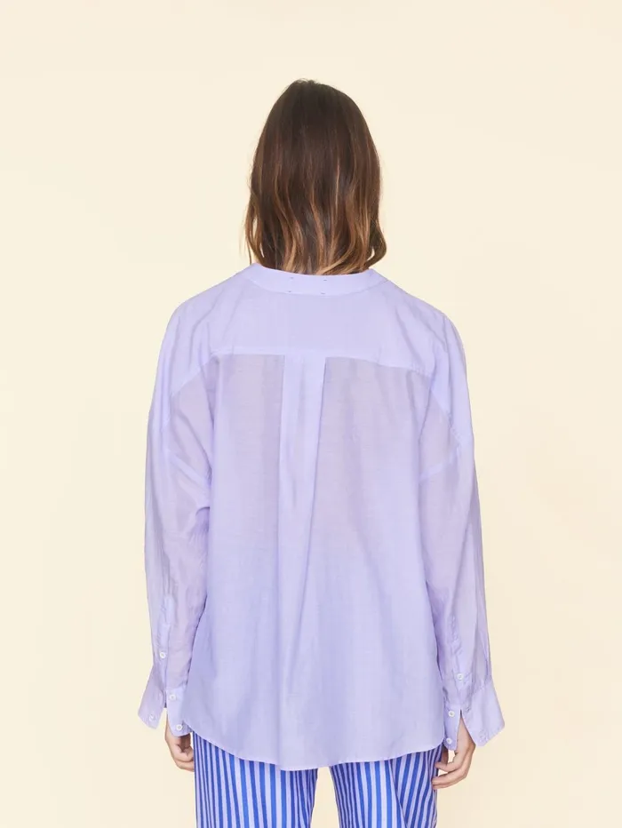 XRENA Bright Lilac Frances Shirt Women Shirts XRENA Bright Lilac Frances Shirt Women Shirts