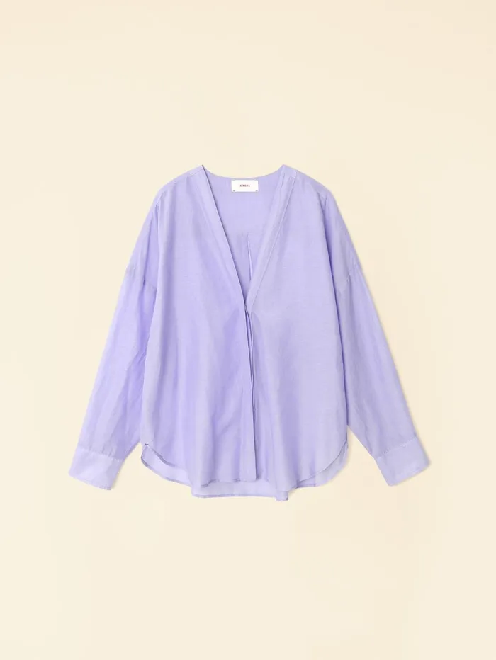 XRENA Bright Lilac Frances Shirt Women Shirts XRENA Bright Lilac Frances Shirt Women Shirts