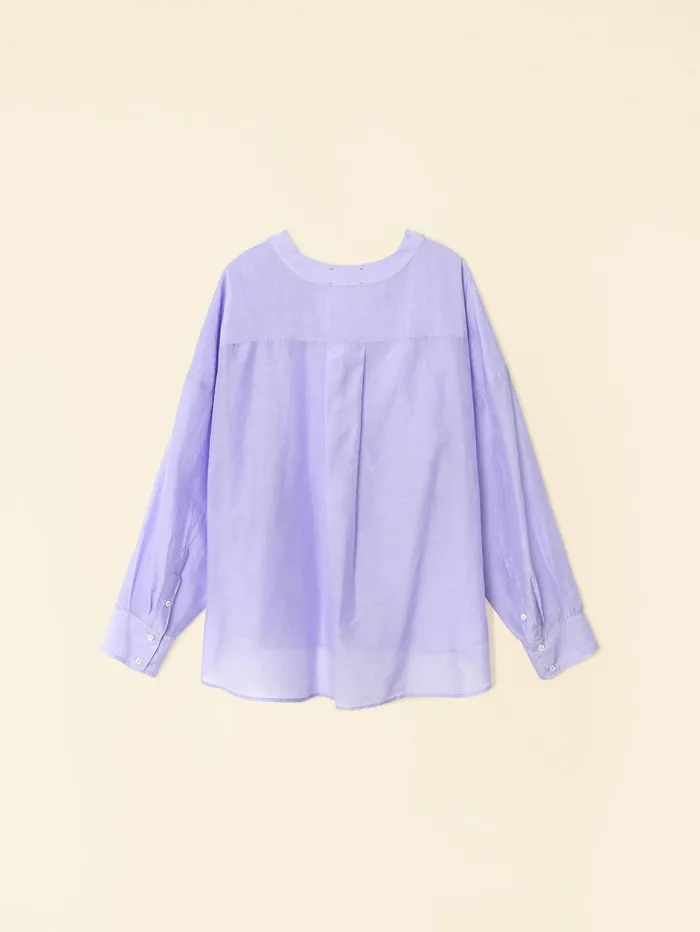XRENA Bright Lilac Frances Shirt Women Shirts XRENA Bright Lilac Frances Shirt Women Shirts