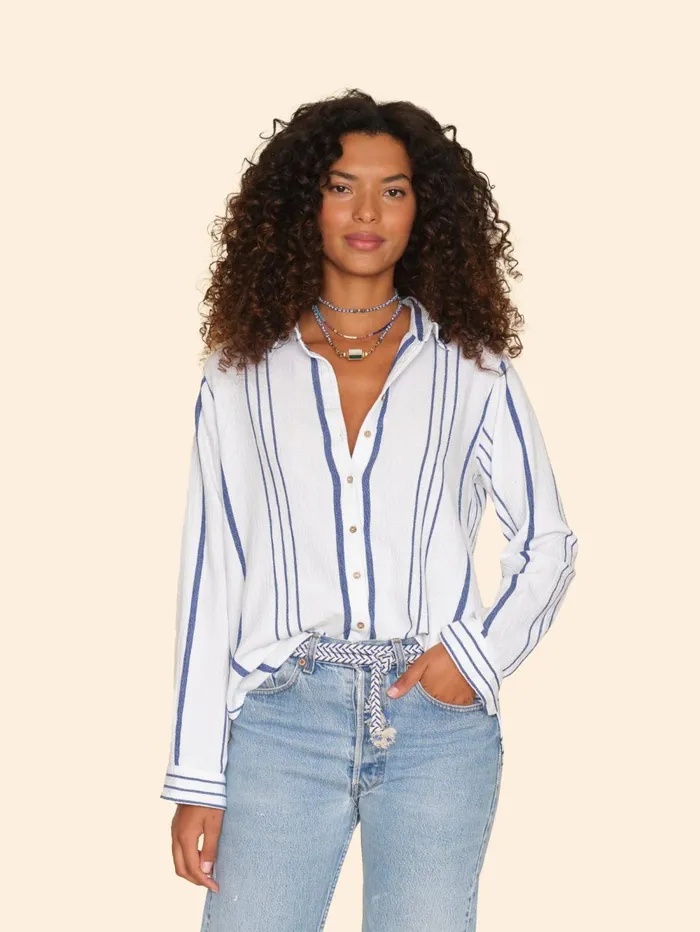 XRENA Cloud Blue Scout Shirt Women Shirts XRENA Cloud Blue Scout Shirt Women Shirts
