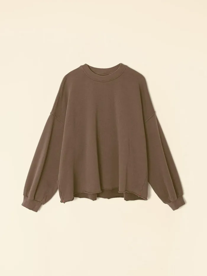 XRENA Clover Green Honor Sweatshirt Women Sweats and Tees XRENA Clover Green Honor Sweatshirt Women Sweats and Tees