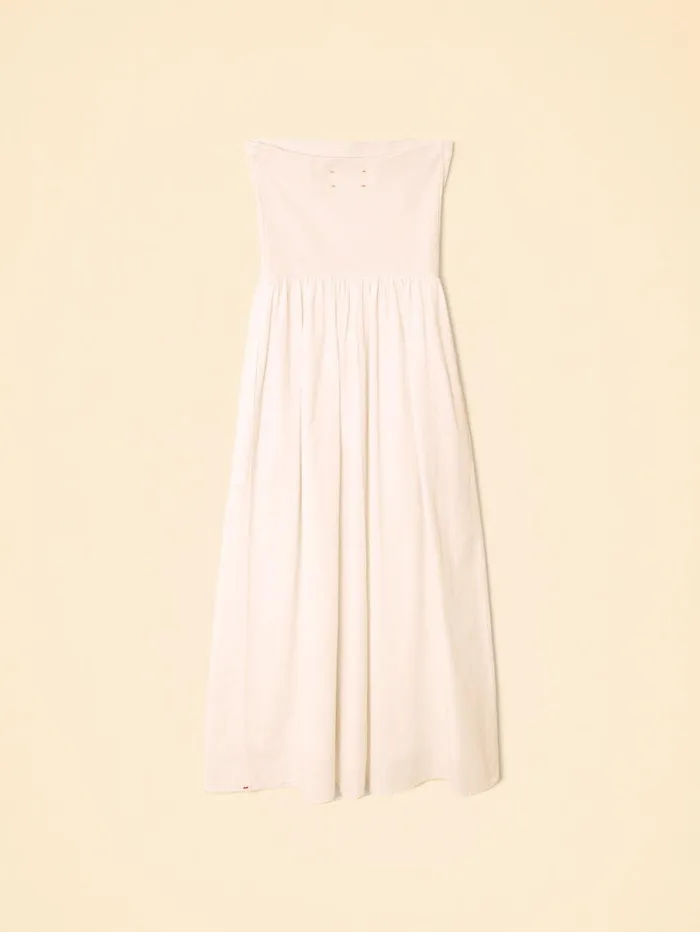 XRENA Cream Peach Finnian Dress Women Dresses XRENA Cream Peach Finnian Dress Women Dresses