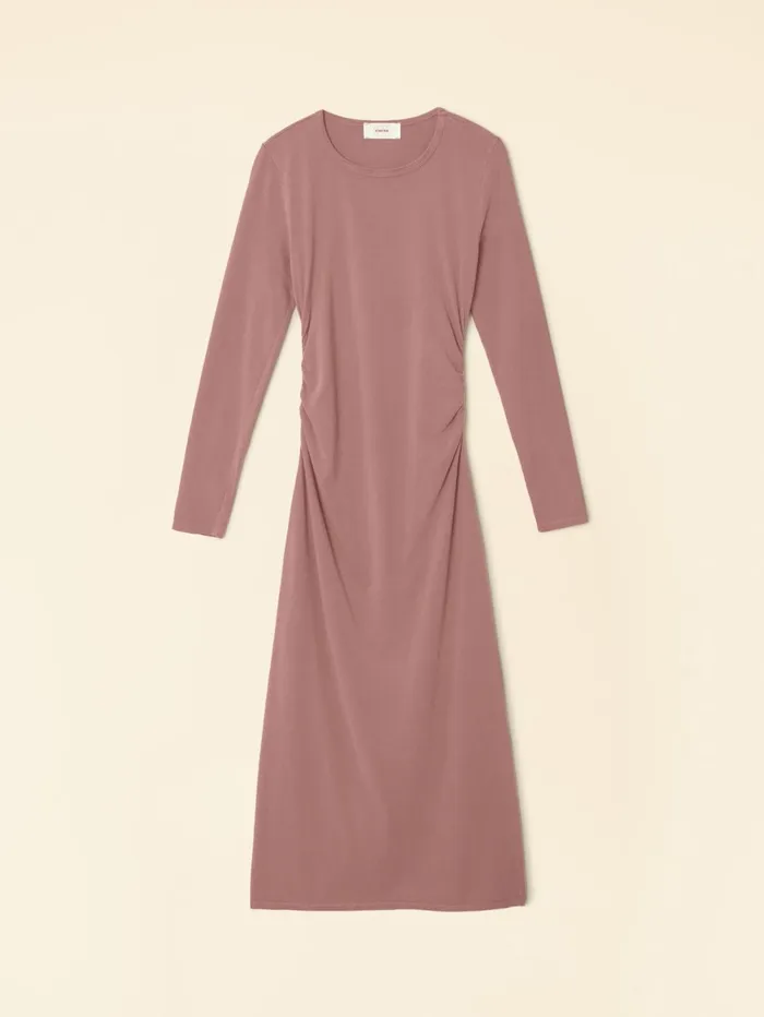 XRENA Dark Rose Wiley Dress Women Dresses