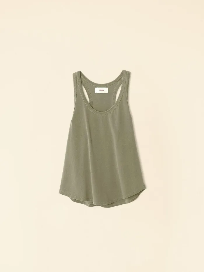 XRENA Dune Green Jett Tank Women Sweats and Tees XRENA Dune Green Jett Tank Women Sweats and Tees