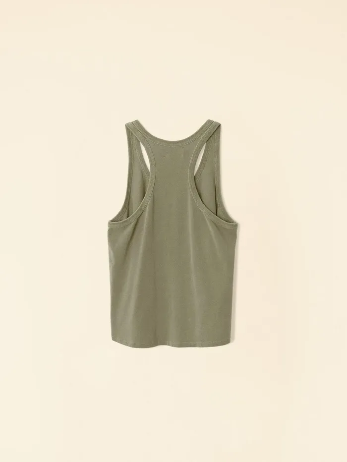XRENA Dune Green Jett Tank Women Sweats and Tees XRENA Dune Green Jett Tank Women Sweats and Tees