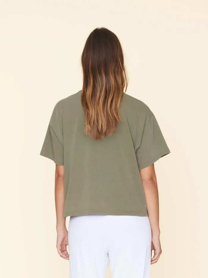 XRENA Dune Green Palmer Tee Women Sweats and Tees XRENA Dune Green Palmer Tee Women Sweats and Tees
