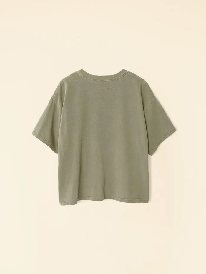 XRENA Dune Green Palmer Tee Women Sweats and Tees XRENA Dune Green Palmer Tee Women Sweats and Tees