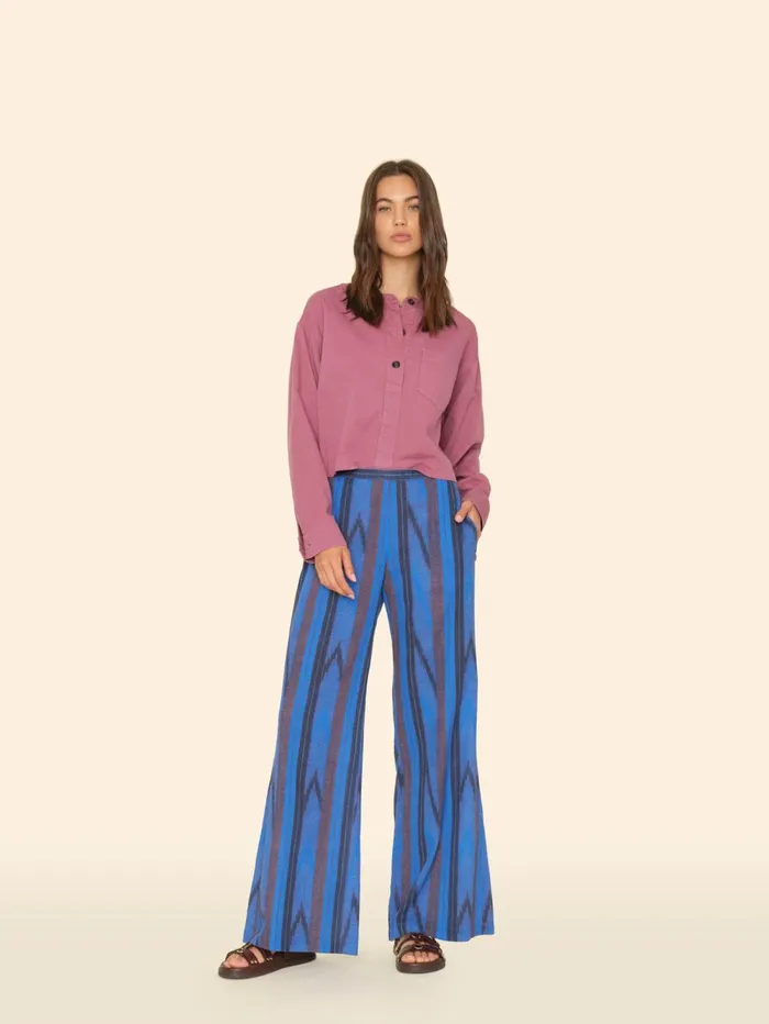 XRENA Electric Blue Pippen Pant Women Pants and Jumpsuits