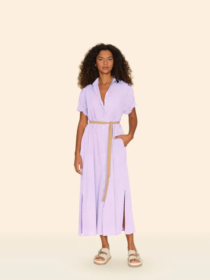 XRENA Lavender Bloom Linnet Dress Women Dresses