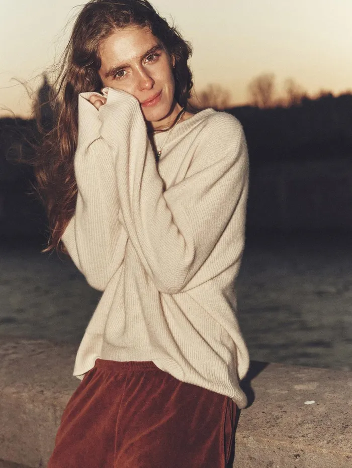 XRENA Milk Alfie Sweater Women Sweaters and Jackets XRENA Milk Alfie Sweater Women Sweaters and Jackets
