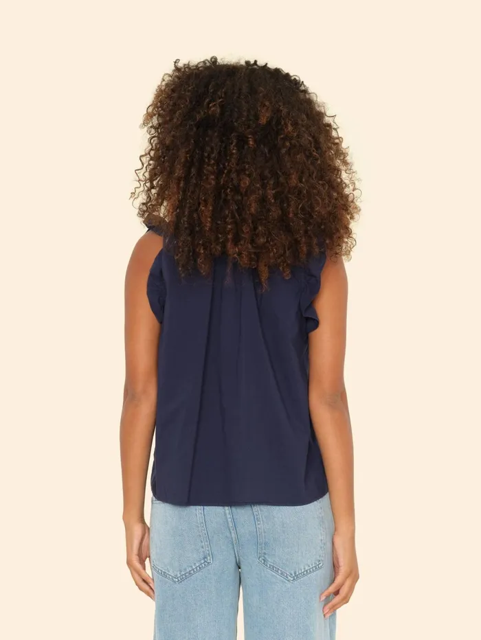 XRENA Navy Bex Top Women Tops XRENA Navy Bex Top Women Tops