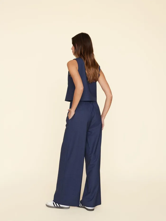 XRENA Navy Melange Portlyn Pant Women Pants and Jumpsuits XRENA Navy Melange Portlyn Pant Women Pants and Jumpsuits
