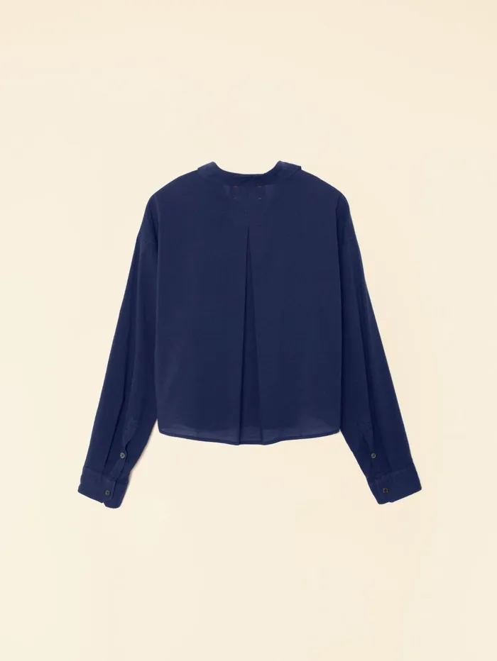 XRENA Navy Smyth Shirt Women Shirts XRENA Navy Smyth Shirt Women Shirts