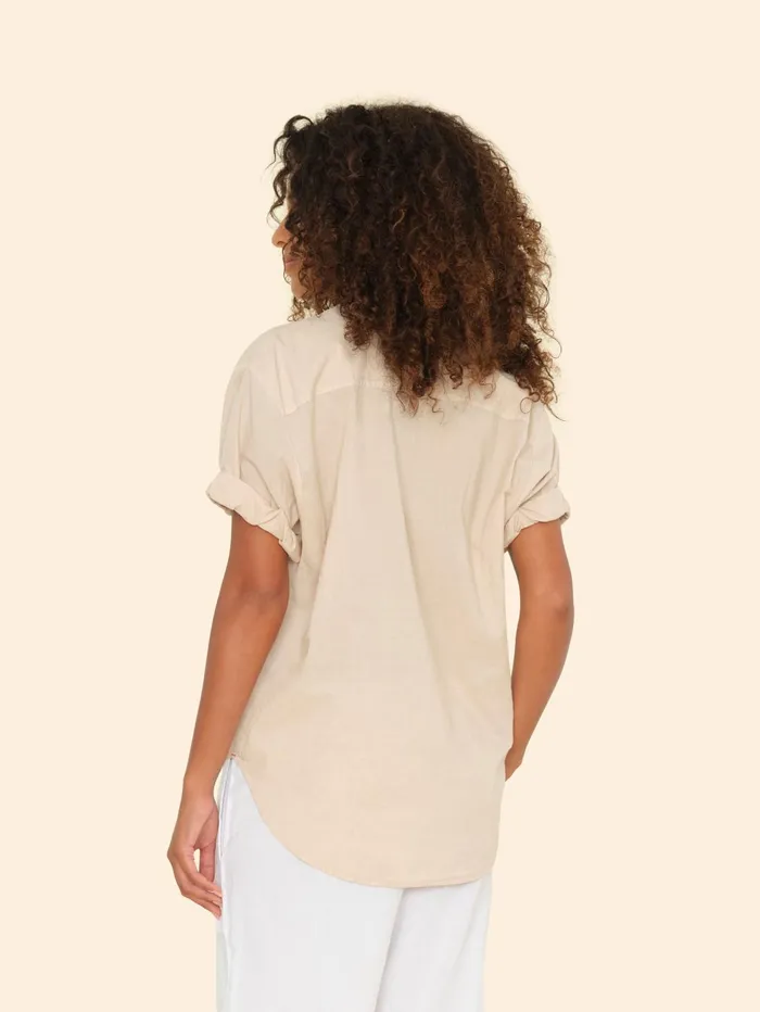 XRENA Parchment Channing Shirt Women Shirts XRENA Parchment Channing Shirt Women Shirts