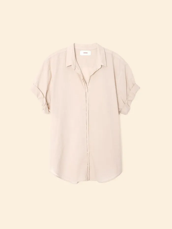 XRENA Parchment Channing Shirt Women Shirts XRENA Parchment Channing Shirt Women Shirts