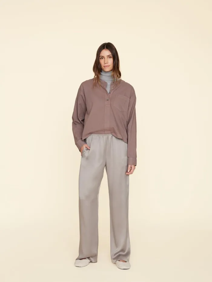 XRENA Pebble Grey Bella Pant Women Pants and Jumpsuits