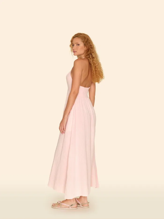 XRENA Pink Blush Maggie Dress Women Dresses