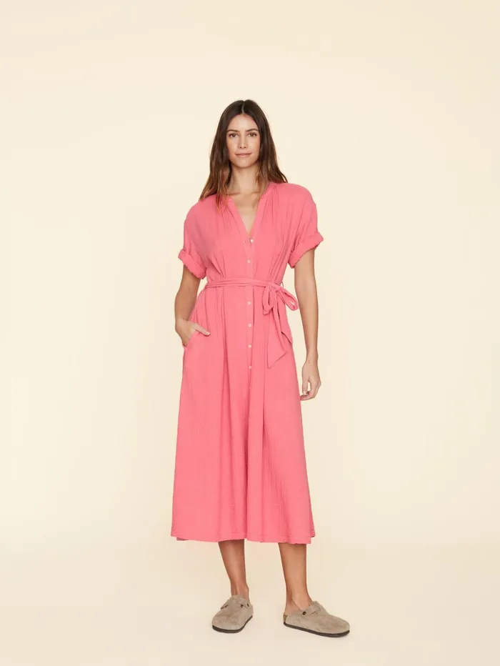 XRENA Pink Charm Cate Dress Women Dresses