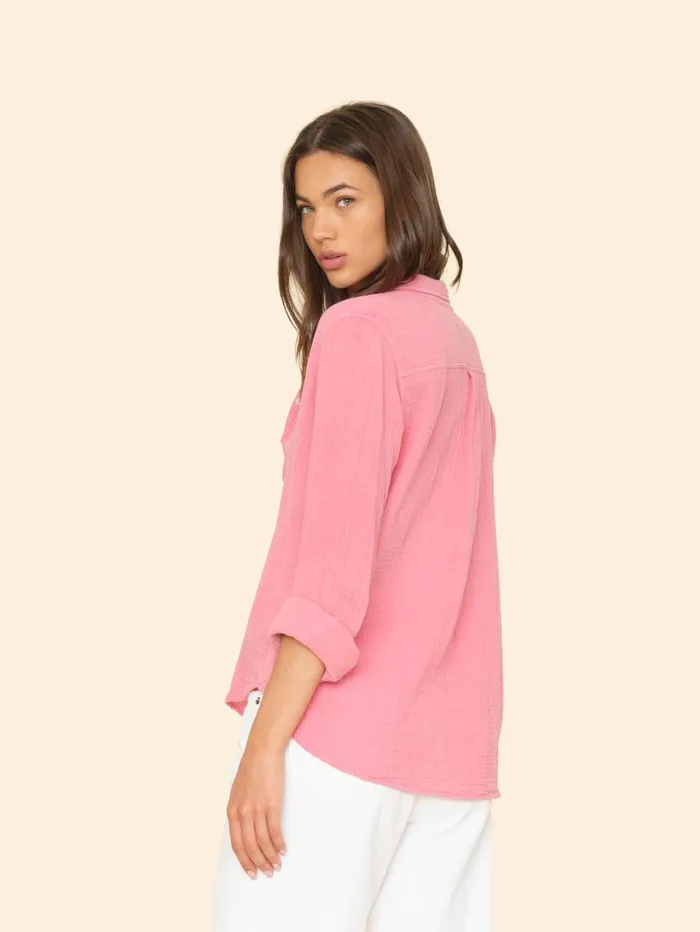 XRENA Pink Charm Scout Shirt Women Shirts XRENA Pink Charm Scout Shirt Women Shirts