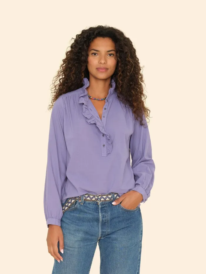 XRENA Purple Storm Caspian Top Women Tops