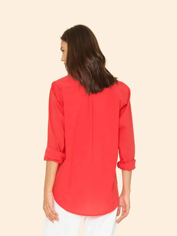 XRENA Racing Red Beau Shirt Women Shirts XRENA Racing Red Beau Shirt Women Shirts
