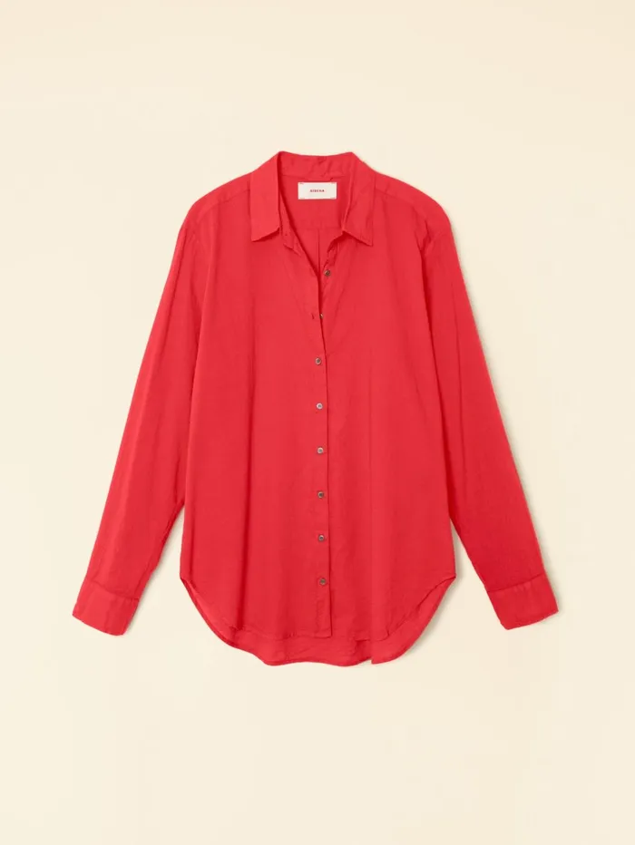 XRENA Racing Red Beau Shirt Women Shirts XRENA Racing Red Beau Shirt Women Shirts