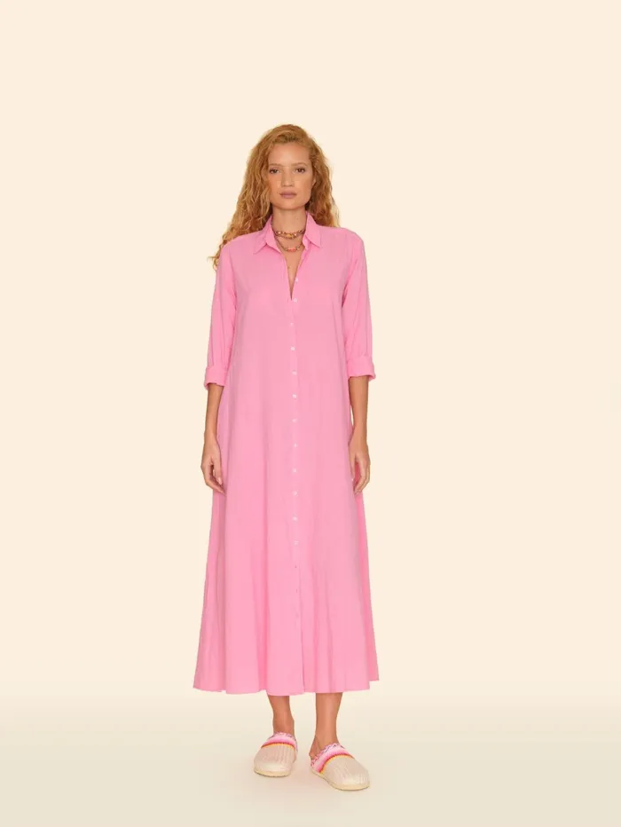 XRENA Rose Pink Boden Dress Women Dresses
