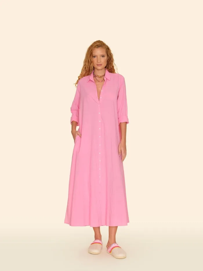 XRENA Rose Pink Boden Dress Women Dresses