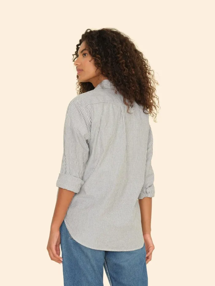 XRENA Sage White Beau Shirt Women Shirts XRENA Sage White Beau Shirt Women Shirts