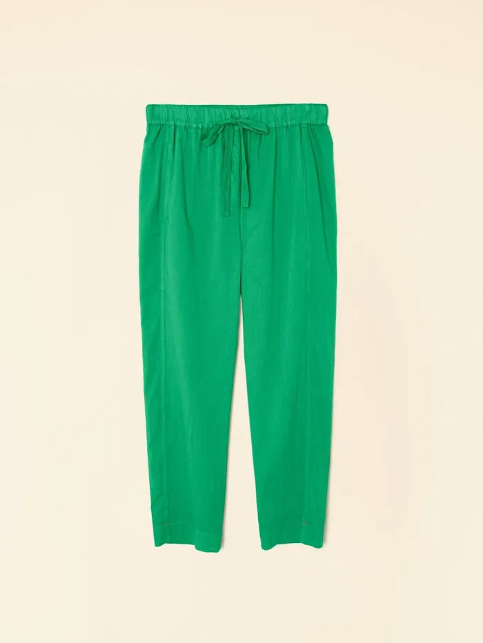 XRENA Sea Green Draper Pant Women Pants and Jumpsuits XRENA Sea Green Draper Pant Women Pants and Jumpsuits
