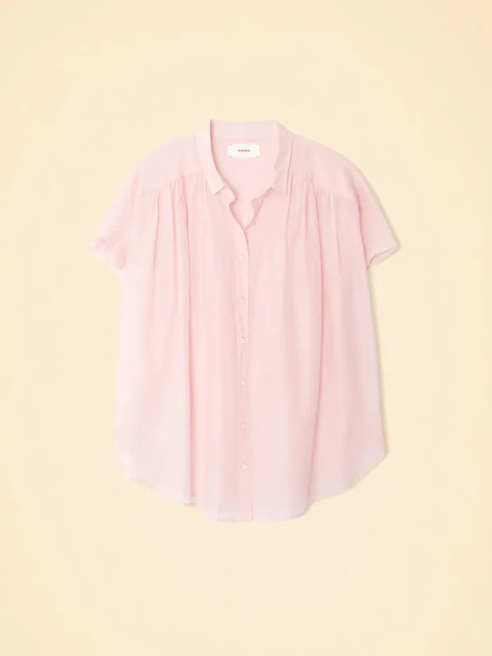 XRENA Soft Blush Paxton Shirt Women Shirts