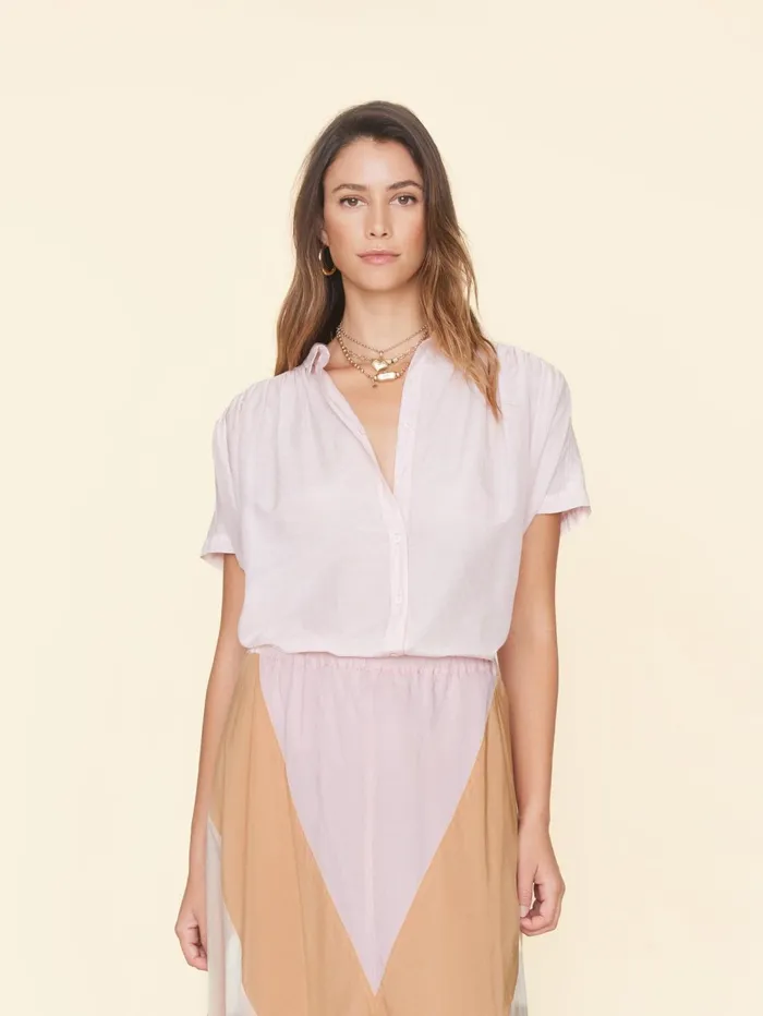 XRENA Soft Blush Paxton Shirt Women Shirts XRENA Soft Blush Paxton Shirt Women Shirts