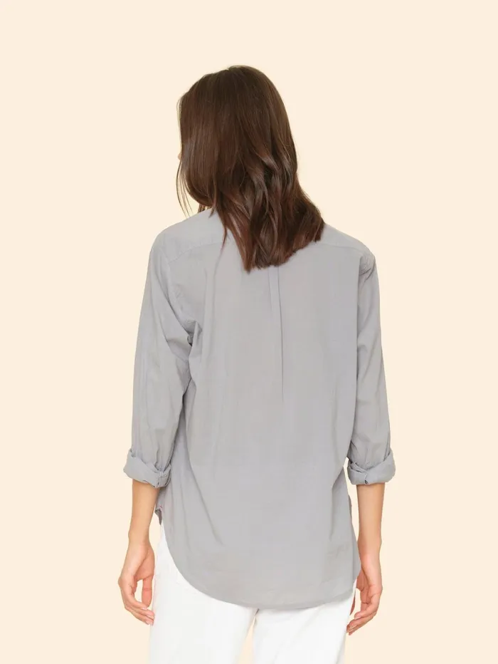 XRENA Stone Grey Beau Shirt Women Shirts XRENA Stone Grey Beau Shirt Women Shirts