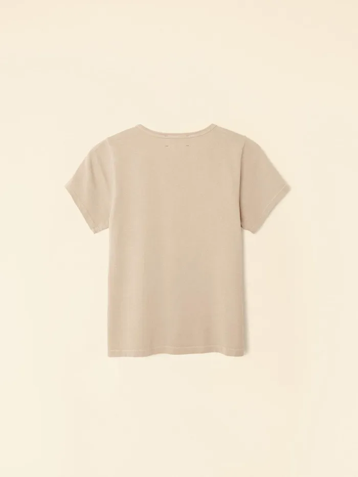 XRENA Twine Taupe Pixie Tee Women Sweats and Tees