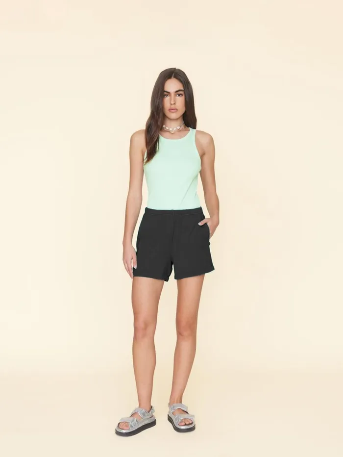 XRENA Vintage Black Shayne Short Women Shorts