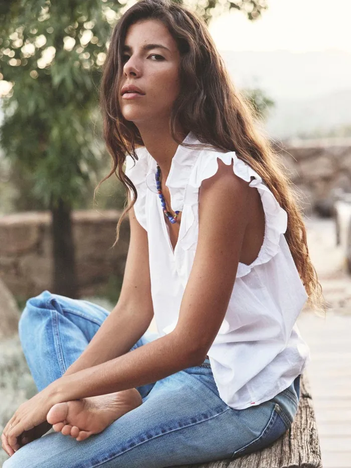 XRENA White Bex Top Women Tops XRENA White Bex Top Women Tops