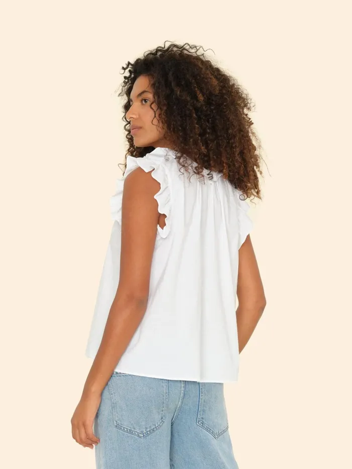 XRENA White Bex Top Women Tops XRENA White Bex Top Women Tops