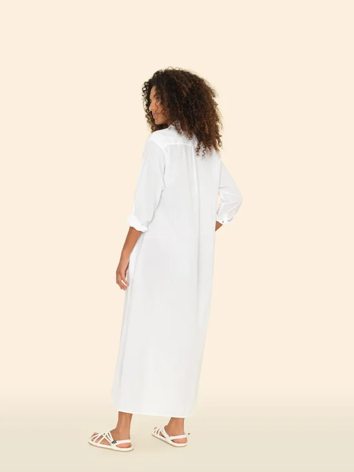 XRENA White Boden Dress Women Dresses XRENA White Boden Dress Women Dresses