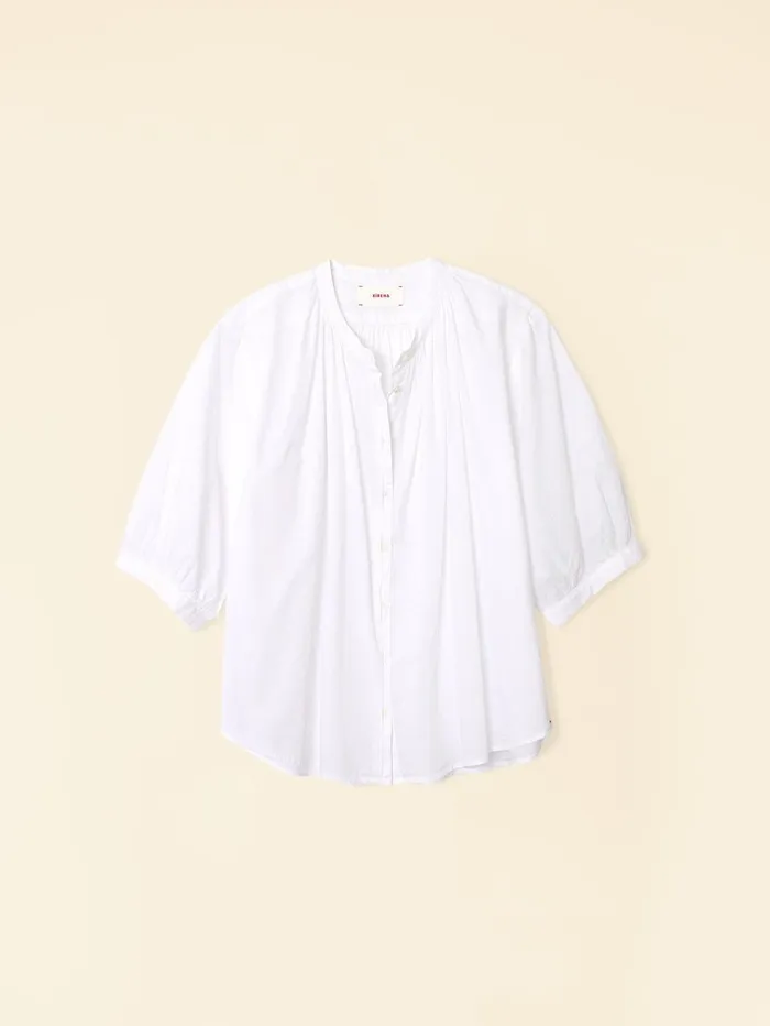 XRENA White Chandler Shirt Women Shirts XRENA White Chandler Shirt Women Shirts