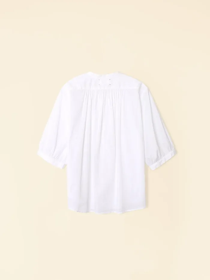 XRENA White Chandler Shirt Women Shirts XRENA White Chandler Shirt Women Shirts