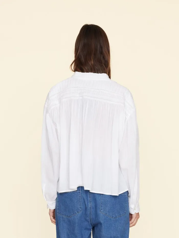 XRENA White Clara Shirt Women Shirts XRENA White Clara Shirt Women Shirts