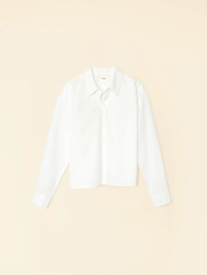 XRENA White Dawson Crisp Shirt Women Shirts XRENA White Dawson Crisp Shirt Women Shirts