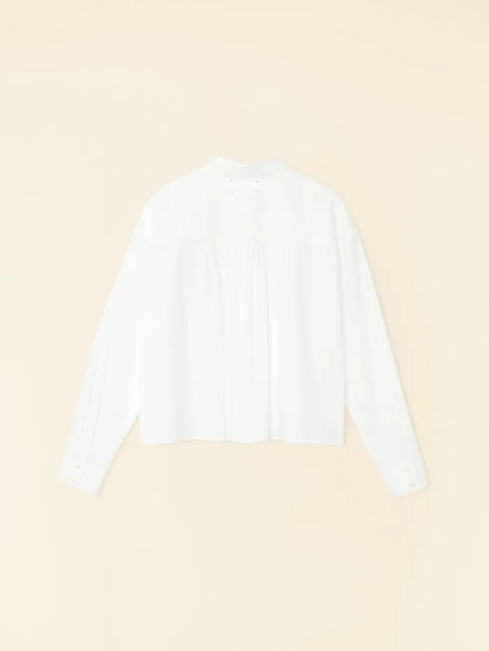 XRENA White Dawson Crisp Shirt Women Shirts XRENA White Dawson Crisp Shirt Women Shirts