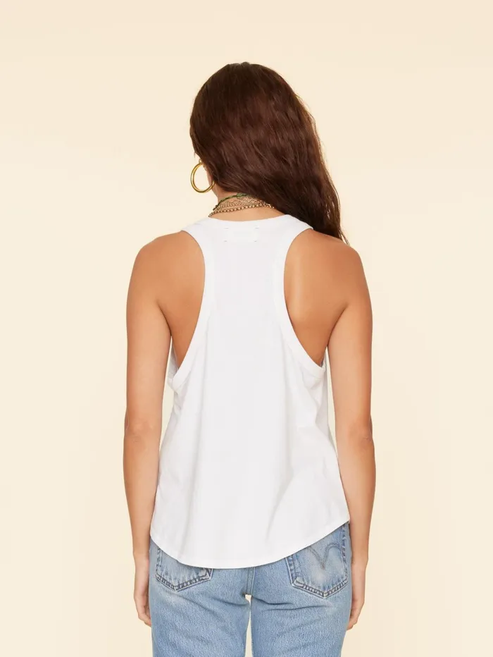 XRENA White Jett Tank Women Sweats and Tees XRENA White Jett Tank Women Sweats and Tees