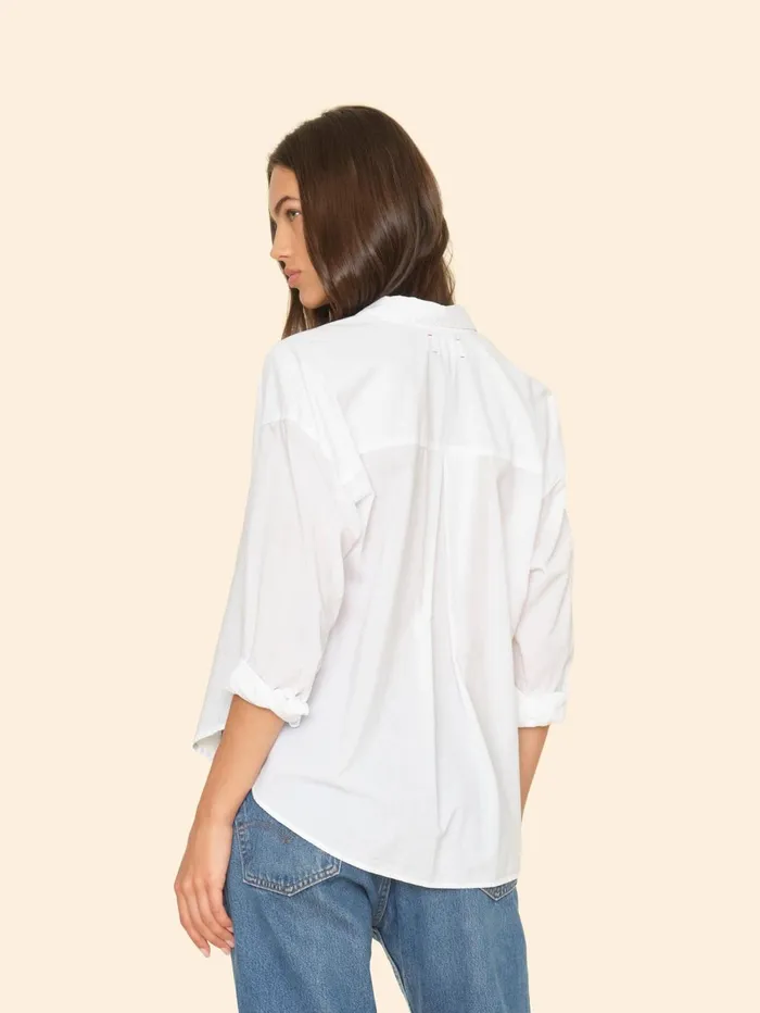 XRENA White Jordy Shirt Women Shirts XRENA White Jordy Shirt Women Shirts