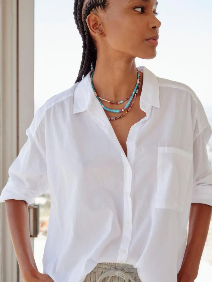 XRENA White Jordy Shirt Women Shirts XRENA White Jordy Shirt Women Shirts