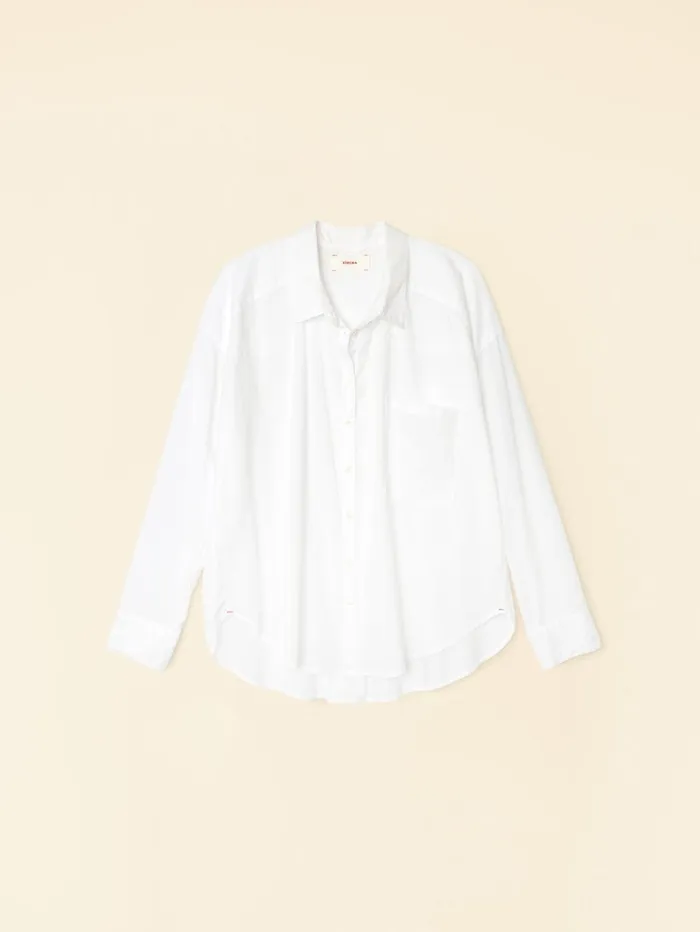 XRENA White Jordy Shirt Women Shirts XRENA White Jordy Shirt Women Shirts