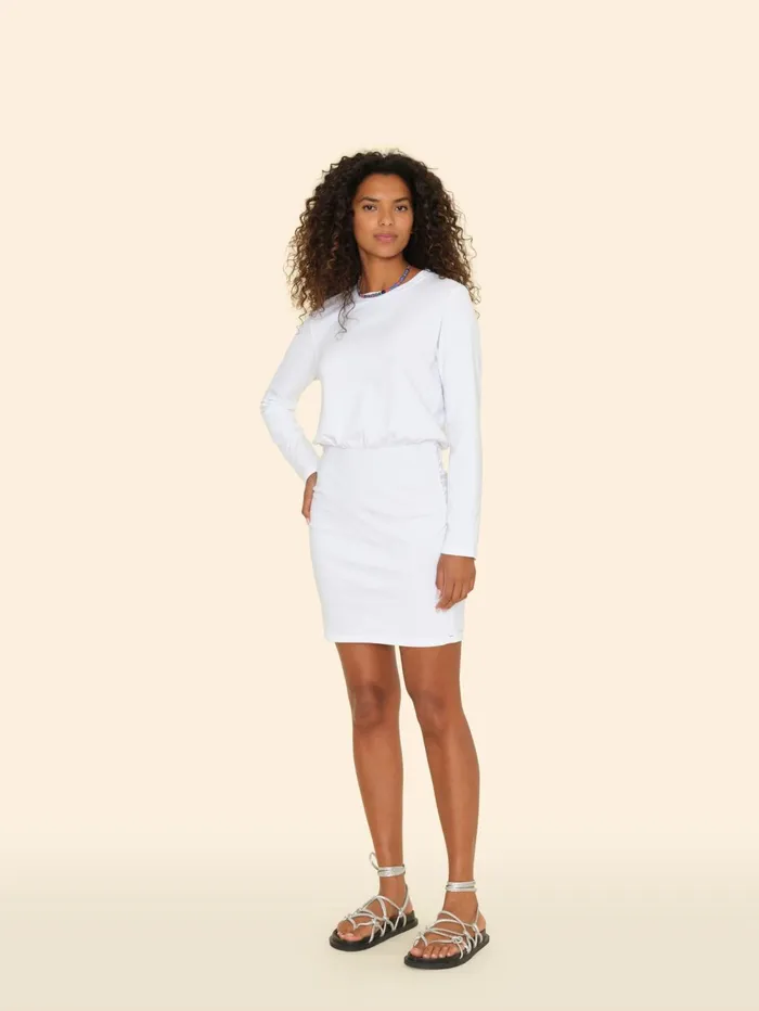 XRENA White Lula Dress Women Dresses